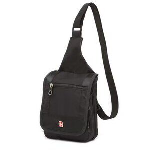 Black Swissgear Multi Pockets Crossbody bag